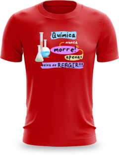 Camiseta Universitária - Química 3 - loja online