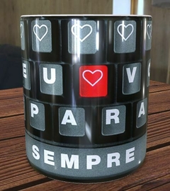 NAN02- Caneca Porcelana Amor / Dia dos Namorados / Casal Tecnologia - comprar online