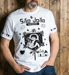 JU05- Camiseta Flork Básica Unissex ou Babylook Festa de São joão / Festa Junina - comprar online