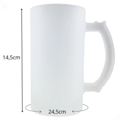 CHP03- Caneca de Chopp Vovô ou Papai de Vidro Fosco Com Seu NOME / Tema Flork / Dia dos Pais / Dia do Papai - loja online