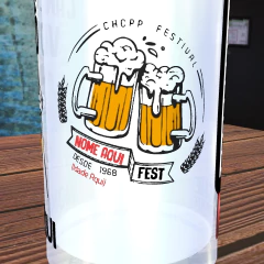 CHP03- Caneca de Chopp Vovô ou Papai de Vidro Fosco Com Seu NOME / Tema Flork / Dia dos Pais / Dia do Papai na internet