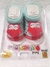 Meia Estilo Pantufa Divertida Corujinha – Tamanho 16 ao 20 – Para bebês de 4 a 7m