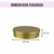 Potinhos / Latinhas Plásticas - Dourado - Kit com 10 Unidades - comprar online