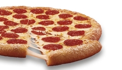 Pizza de peperoni de little caersas