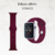 Pulseira silicone vinho
