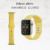 Pulseira silicone amarelo claro