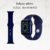 Pulseira silicone azul marinho