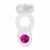 Anel Peniano Duplo Vibrador Pérola transparente