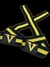 Strap V Preto com Dourado na internet