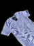 Camisa Canelada V na manga branca na internet
