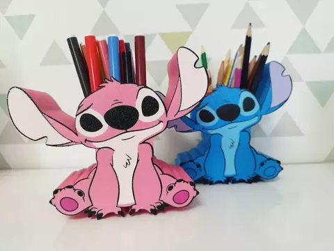 Porta Lápices de Stitch
