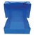 Caja Archivo Plástico Corrugado Azul Legajo 12 Cm