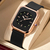 POSHI-Relógio de Pulso Quartzo Feminino com Pulseira de Silicone, Pulseira Casu