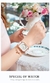 POSHI-Relógio de Pulso Quartzo Feminino com Pulseira de Silicone, Pulseira Casu - comprar online