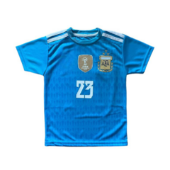 CAMISETA ARQUERO DIBU SELECCION ARGENTINA INFANTIL - comprar online