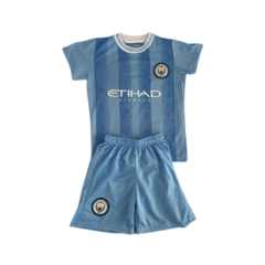 SHORT MANCHESTER CITY INFANTIL (Celeste) - Cuartodemil Indumentaria