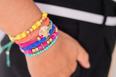 Mix Pulseiras Coloridas - comprar online