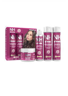 kit new hair SHAMPOO-MÁSCARA-CONDICIONADOR-LEAVEn
