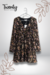 Vestido Corto Negro Metalico - comprar en línea