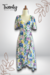 Vestido Midi Beige Asimetrico