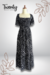 Vestido Midi Negro Cuadrado