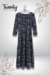 Vestido Midi Negro Nudo en internet