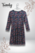 Vestido Corto Azul Estampado en internet