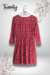 Vestido Corto Rojo Estampado en internet
