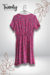 Vestido Corto Rosa Cruzado en internet