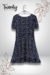 Vestido Corto Azul Margaritas en internet