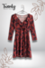 Vestido Corto Naranja Volantes - comprar en línea