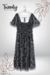 Vestido Midi Negro Cuadrado en internet