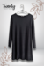 Vestido Negro Ligero Curly - comprar en línea