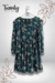 Vestido Corto Verde Estampado en internet