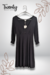 Vestido Corto Negro Escote V - comprar en línea