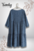 Vestido Midi Azul Recto en internet