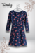 Vestido Corto Azul Volantes en internet