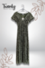 Vestido Midi Verde Estampado - comprar en línea