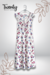 Vestido Midi Blanco Volantes - comprar en línea