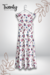 Vestido Midi Blanco Volantes en internet