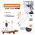 Kit carregador turbo 9.1A 40w modelo duplo de carga rápida USB+tipo c - Gouveia Magazine