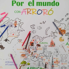Por el mundo con Arroro 140x100 - comprar online