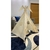Cabana toca tenda barraca infantil cor cru 90x90 + bandeirinhas - comprar online