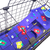 Cercado Pet com Tapete Higiênico e com Toca Rede Soft 30x90x40cm - Space Pet