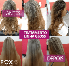 KIT REALINHAMENTO CAPILAR | SHAMPOO 1L + MÁSCARA 1L - FOX GLOSS - Arybela BarberShop