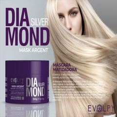 MÁSCARA DIAMOND SILVER MATIZADORA 300G - EVOLPY LISS - comprar online