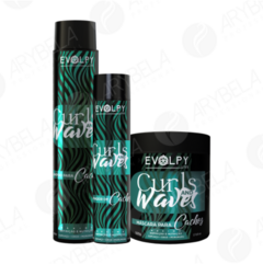 KIT HOME CARE PARA CACHOS CURL&WAVES EVOLPY LISS