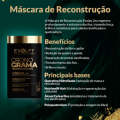 CRONOGRAMA MÁSCARA RECONSTRUÇÃO 1Kg EVOLPY LISS - comprar online