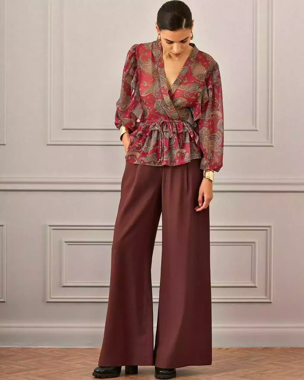 Calça Alfaiataria Wide Leg