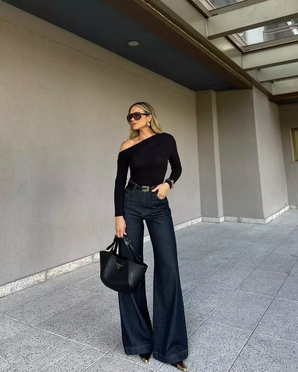 Calça Wide Leg